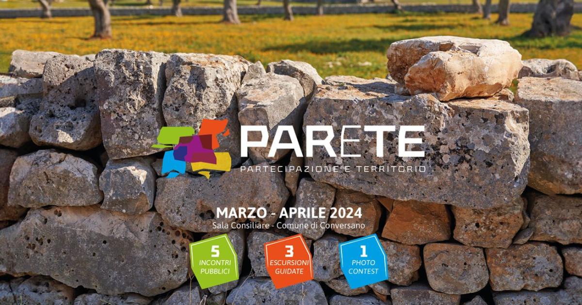 AL VIA PAR.E.TE, IL PERCORSO DI PARTECIPAZIONE PER LA TUTELA E LA VALORIZZAZIONE DEI MURETTI A SECCO